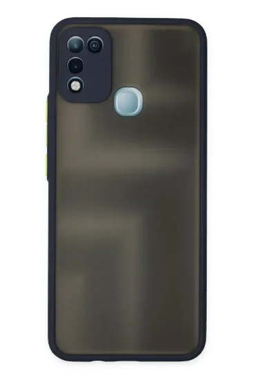 Newface İnfinix Hot 10 Play Kılıf Montreal Silikon Kapak - Lacivert resmi
