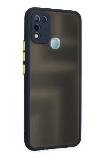 Newface İnfinix Hot 10 Play Kılıf Montreal Silikon Kapak - Lacivert resmi