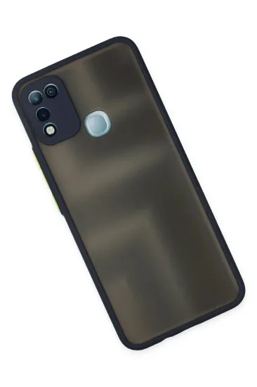 Newface İnfinix Hot 10 Play Kılıf Montreal Silikon Kapak - Lacivert resmi