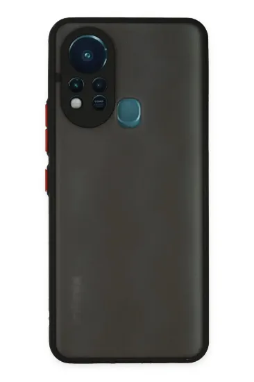 Newface İnfinix Hot 11s Kılıf Montreal Silikon Kapak - Siyah resmi