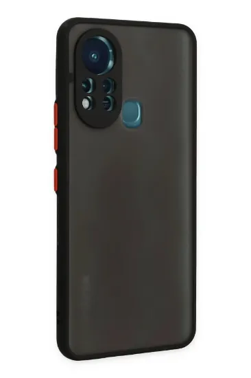 Newface İnfinix Hot 11s Kılıf Montreal Silikon Kapak - Siyah resmi