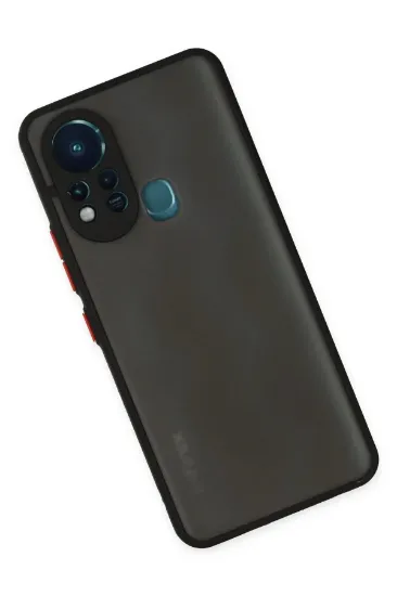 Newface İnfinix Hot 11s Kılıf Montreal Silikon Kapak - Siyah resmi