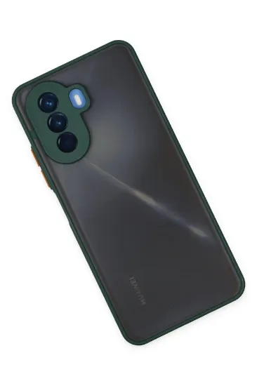 Newface Huawei Nova Y70 Kılıf Montreal Silikon Kapak - Yeşil resmi