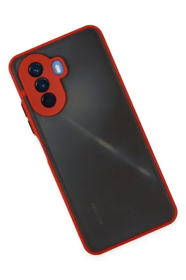 Newface Huawei Nova Y70 Kılıf Montreal Silikon Kapak - Kırmızı resmi