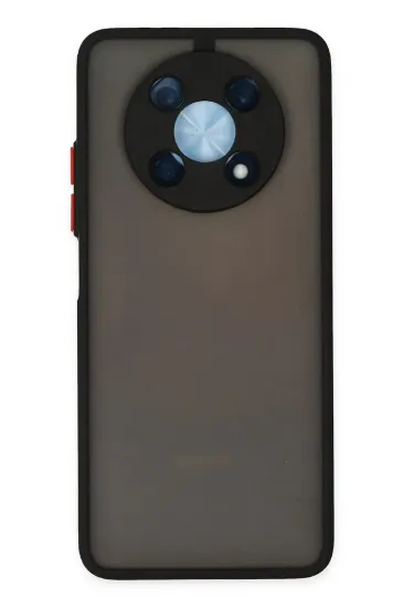 Newface Huawei Nova Y90 Kılıf Montreal Silikon Kapak - Siyah resmi
