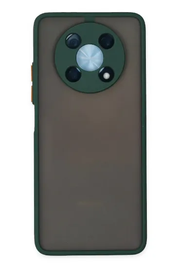 Newface Huawei Nova Y90 Kılıf Montreal Silikon Kapak - Yeşil resmi