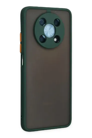 Newface Huawei Nova Y90 Kılıf Montreal Silikon Kapak - Yeşil resmi