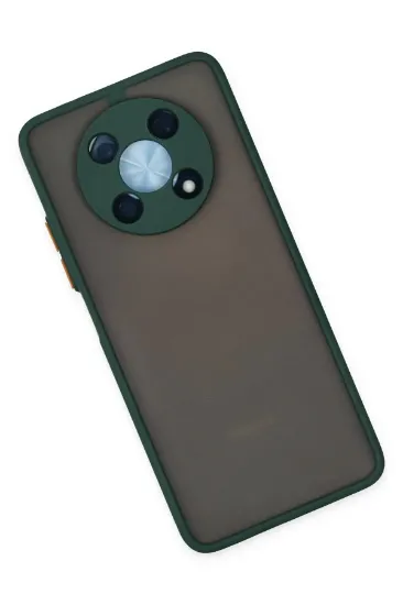 Newface Huawei Nova Y90 Kılıf Montreal Silikon Kapak - Yeşil resmi