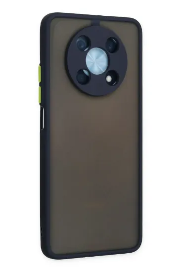 Newface Huawei Nova Y90 Kılıf Montreal Silikon Kapak - Lacivert resmi