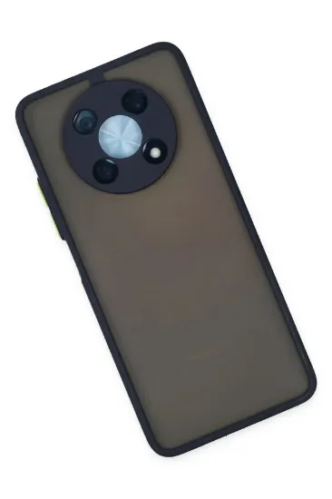 Newface Huawei Nova Y90 Kılıf Montreal Silikon Kapak - Lacivert resmi