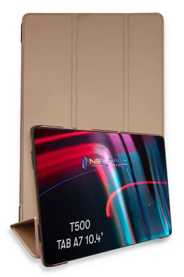 Newface Samsung Galaxy T500 Tab A7 10.4 Kılıf Tablet Smart Kılıf - Rose Gold resmi