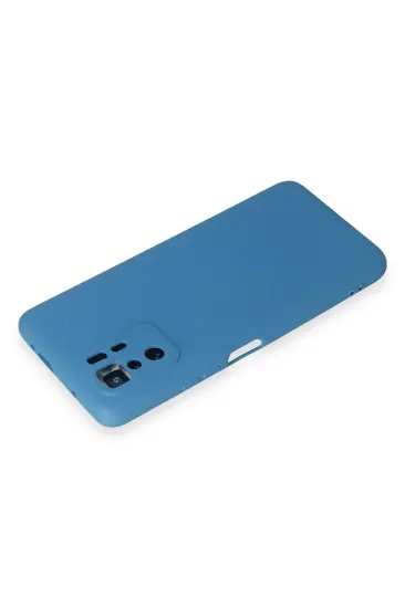 Newface Xiaomi Poco X3 GT Kılıf Nano içi Kadife Silikon - Mavi resmi
