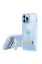 Newface iPhone 13 Pro Max Kılıf Rolet Stand Kapak - Sierra Blue resmi