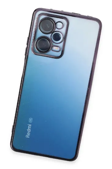Newface Xiaomi Redmi Note 12 Pro 5G Kılıf Razer Lensli Silikon - Mor resmi