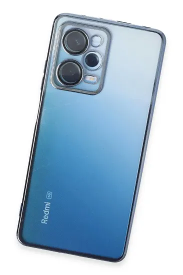 Newface Xiaomi Redmi Note 12 Pro 5G Kılıf Razer Lensli Silikon - Açık Mavi resmi