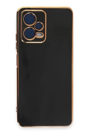 Newface Xiaomi Redmi Note 12 Pro 5G Kılıf Volet Silikon - Siyah resmi