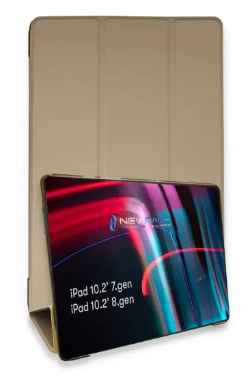 Newface iPad 10.2 (7.nesil) Kılıf Tablet Smart Kılıf - Gold resmi