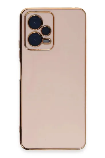 Newface Xiaomi Redmi Note 12 Pro 5G Kılıf Volet Silikon - Pembe resmi