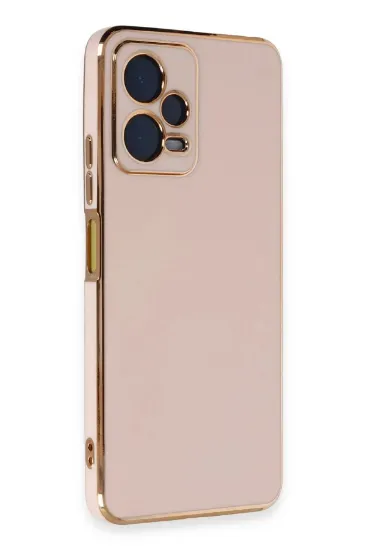Newface Xiaomi Redmi Note 12 Pro 5G Kılıf Volet Silikon - Pembe resmi