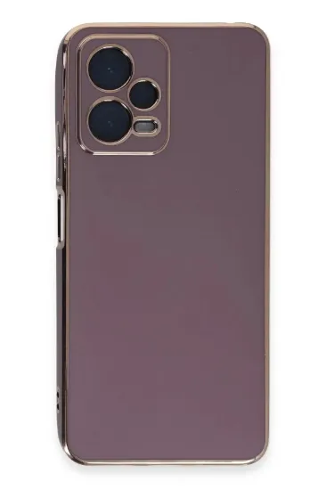 Newface Xiaomi Redmi Note 12 Pro 5G Kılıf Volet Silikon - Mor resmi