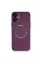 Newface iPhone 12 Kılıf Jack Magneticsafe Lens Silikon - Mürdüm resmi