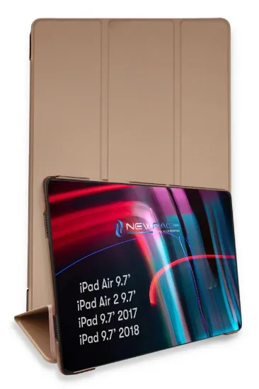 Newface iPad 5 Air 9.7 Kılıf Tablet Smart Kılıf - Rose Gold resmi