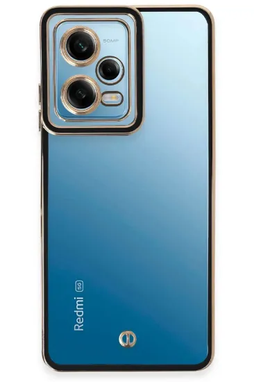 Newface Xiaomi Redmi Note 12 5G Kılıf Liva Lens Silikon - Siyah resmi