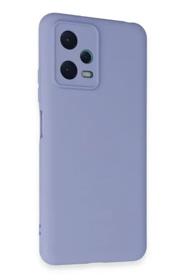 Newface Xiaomi Redmi Note 12 5G Kılıf Nano içi Kadife Silikon - Lila resmi