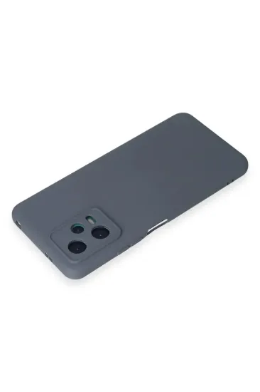 Newface Xiaomi Redmi Note 12 5G Kılıf Nano içi Kadife Silikon - Gri resmi