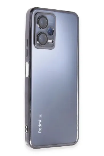 Newface Xiaomi Redmi Note 12 5G Kılıf Razer Lensli Silikon - Siyah resmi