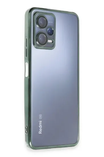 Newface Xiaomi Redmi Note 12 5G Kılıf Razer Lensli Silikon - Yeşil resmi