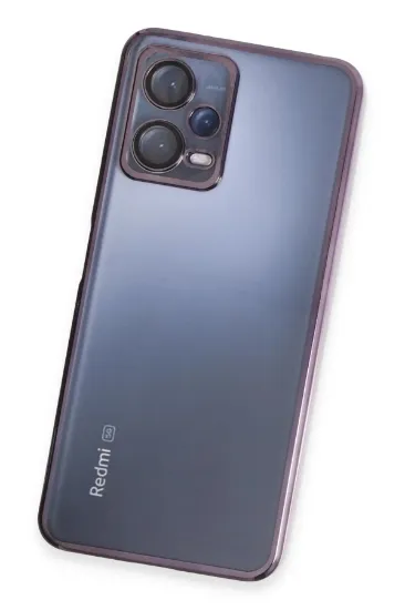 Newface Xiaomi Redmi Note 12 5G Kılıf Razer Lensli Silikon - Mor resmi