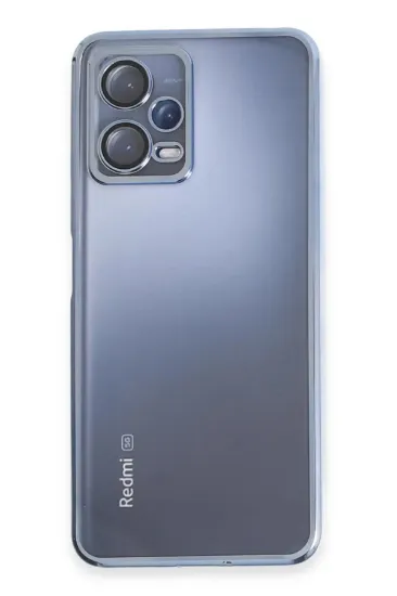 Newface Xiaomi Redmi Note 12 5G Kılıf Razer Lensli Silikon - Açık Mavi resmi