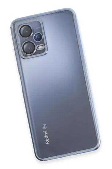 Newface Xiaomi Redmi Note 12 5G Kılıf Razer Lensli Silikon - Açık Mavi resmi