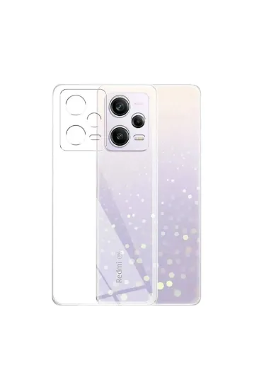Newface Xiaomi Redmi Note 12 5G Kılıf Lüx Şeffaf Silikon resmi
