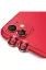 Newface iPhone 11 Valdez Metal Kamera Lens - Kırmızı resmi