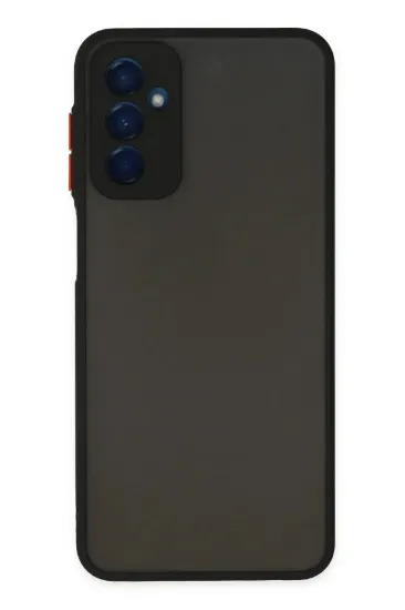 Newface Samsung Galaxy M13 Kılıf Montreal Silikon Kapak - Siyah resmi