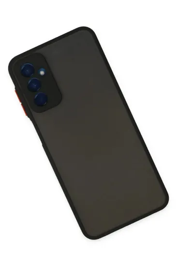 Newface Samsung Galaxy M13 Kılıf Montreal Silikon Kapak - Siyah resmi