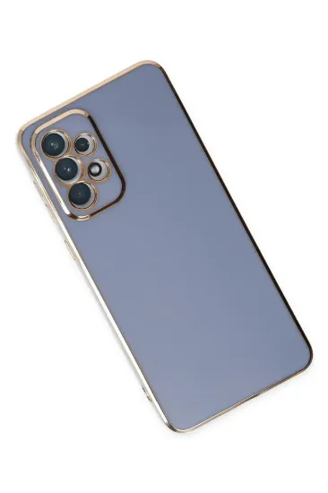 Newface Samsung Galaxy A73 5G Kılıf Volet Silikon - Mavi resmi