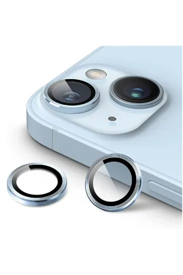 Newface iPhone 13 Valdez Metal Kamera Lens - Sierra Blue resmi