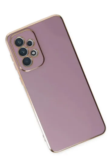 Newface Samsung Galaxy A73 5G Kılıf Volet Silikon - Mor resmi