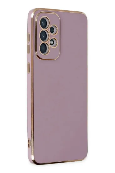 Newface Samsung Galaxy A73 5G Kılıf Volet Silikon - Mor resmi