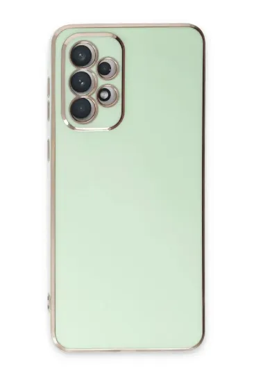 Newface Samsung Galaxy A73 5G Kılıf Volet Silikon - Açık Yeşil resmi