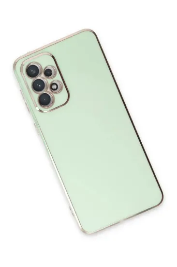 Newface Samsung Galaxy A73 5G Kılıf Volet Silikon - Açık Yeşil resmi
