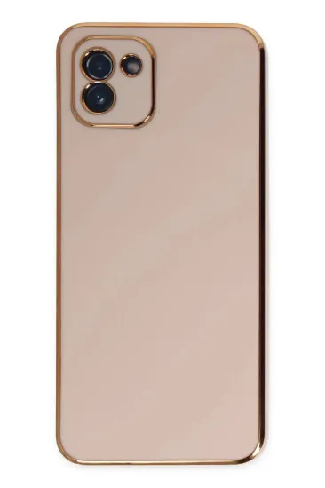 Newface Samsung Galaxy A03 Kılıf Volet Silikon - Pembe resmi