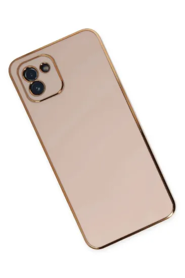 Newface Samsung Galaxy A03 Kılıf Volet Silikon - Pembe resmi