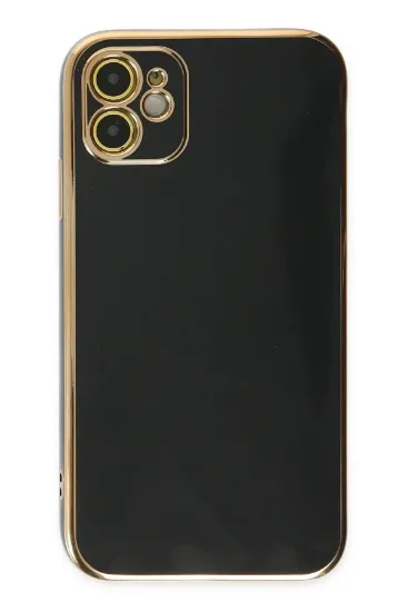 Newface iPhone 12 Kılıf Volet Silikon - Siyah resmi