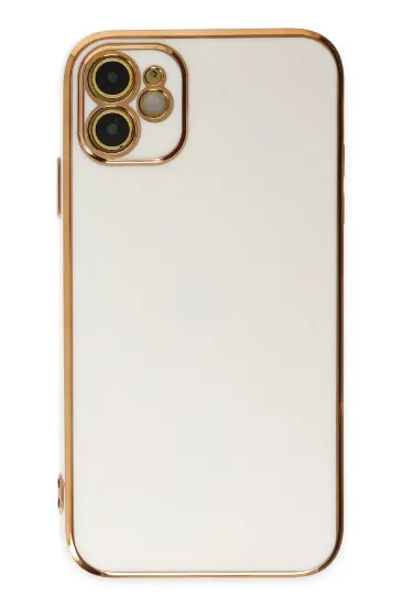 Newface iPhone 12 Kılıf Volet Silikon - Beyaz resmi