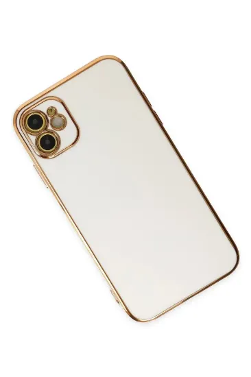 Newface iPhone 12 Kılıf Volet Silikon - Beyaz resmi