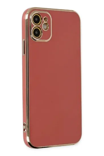 Newface iPhone 12 Kılıf Volet Silikon - Kırmızı resmi
